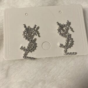 Silver Chain Earrings